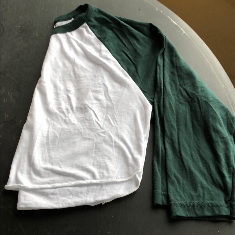 crop top baseball tee